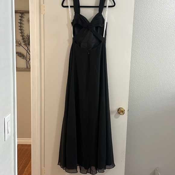 Azazie Nahrin Black Bridesmaid Dress, Size 2, Perfect condition! - Picture 6 of 8